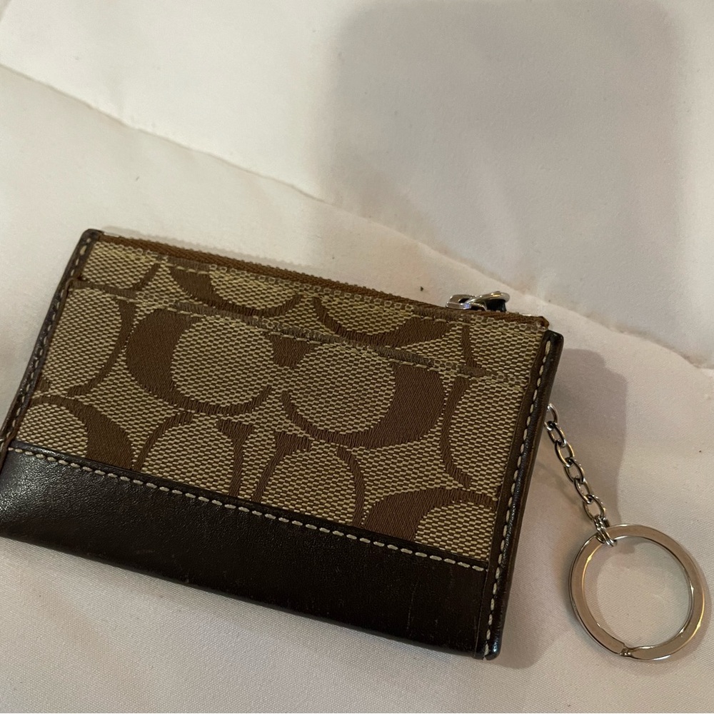 Coach Coin Purse with Keychain